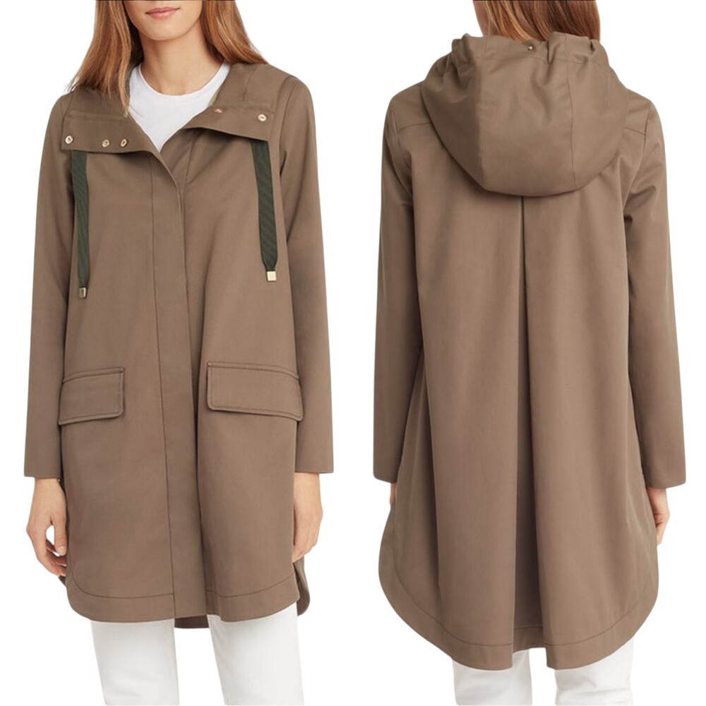 Cuyana Brown Hooded Coat